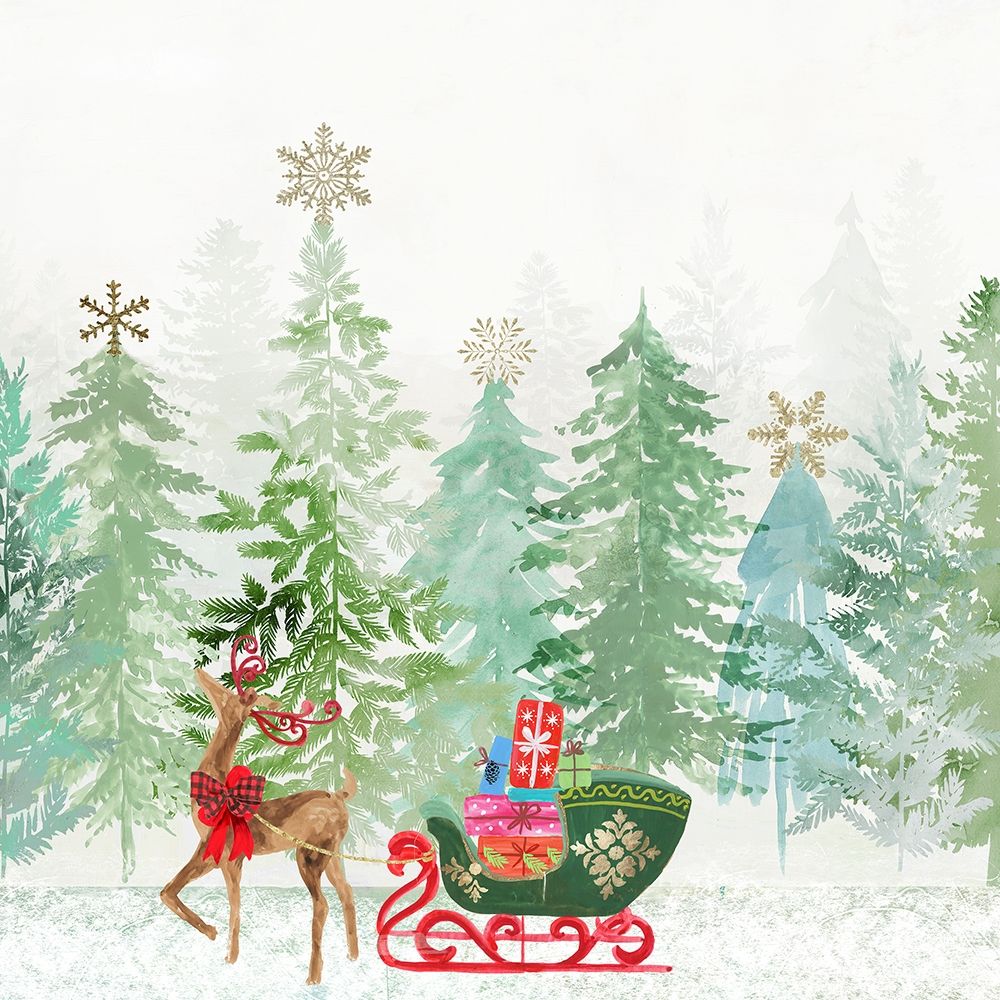 Holiday Greetings art print by PI Studio for $57.95 CAD