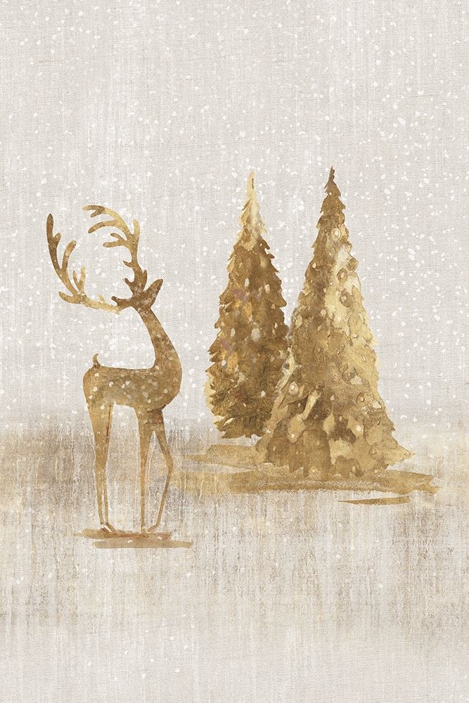Graceful Winter Gift art print by PI Studio for $57.95 CAD