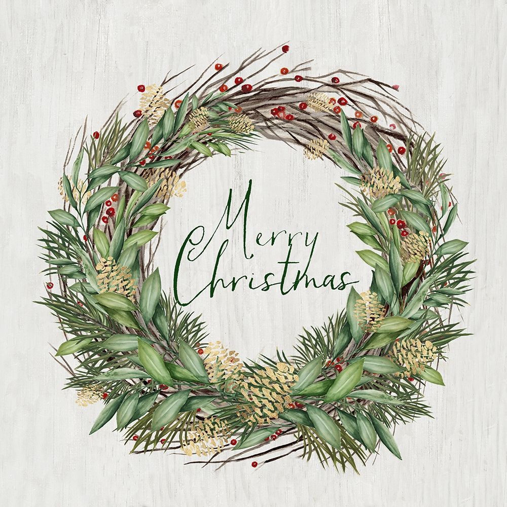 Beautiful Wreath art print by PI Studio for $57.95 CAD