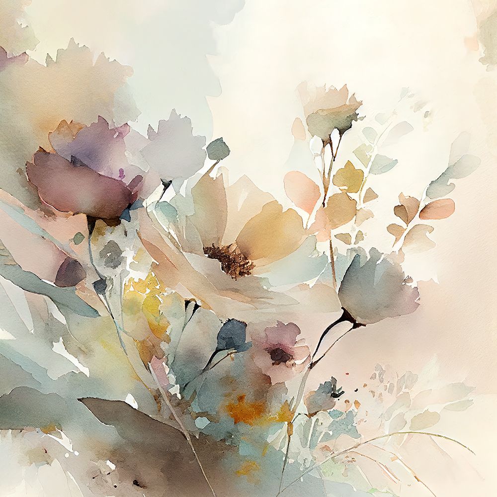 Abstract Flora art print by Leah Mclean for $57.95 CAD