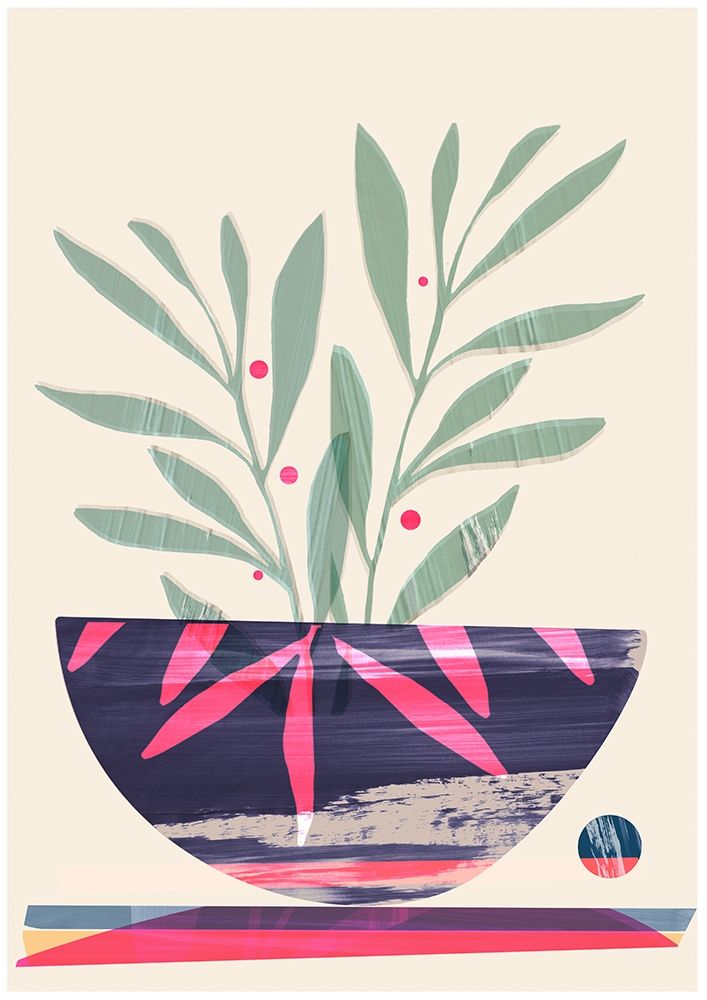 Shibori Bowl Pink art print by Aoibhne Hogan for $57.95 CAD