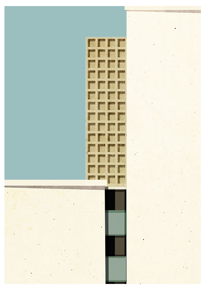 Yellow Tower art print by Aoibhne Hogan for $57.95 CAD