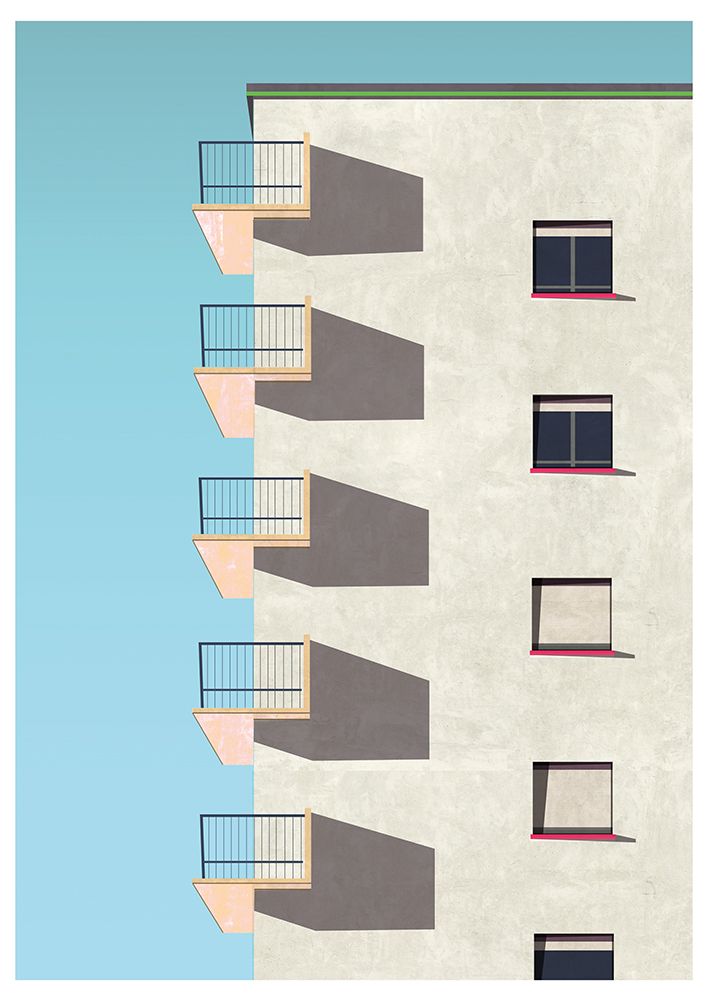 Balcony Life art print by Aoibhne Hogan for $57.95 CAD