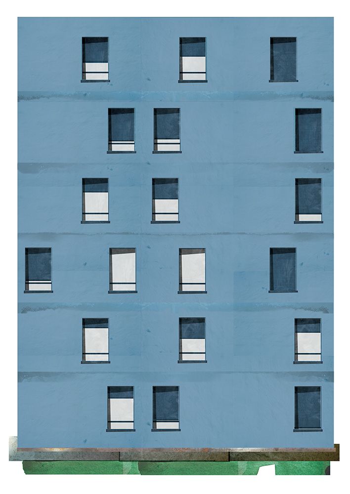 Berlin Blue art print by Aoibhne Hogan for $57.95 CAD