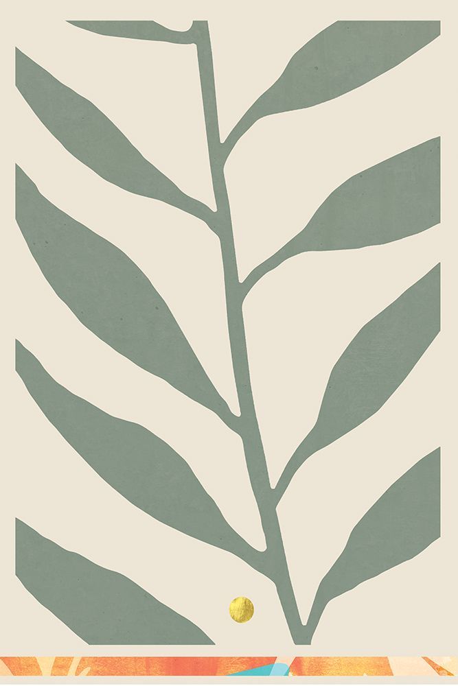 Leaf and Sun on Canvas I art print by Aoibhne Hogan for $57.95 CAD
