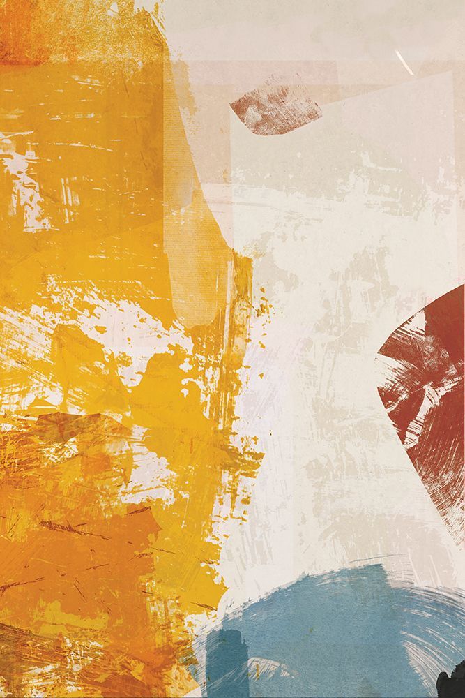 Colorful Abstract Textured Layers art print by Aoibhne Hogan for $57.95 CAD
