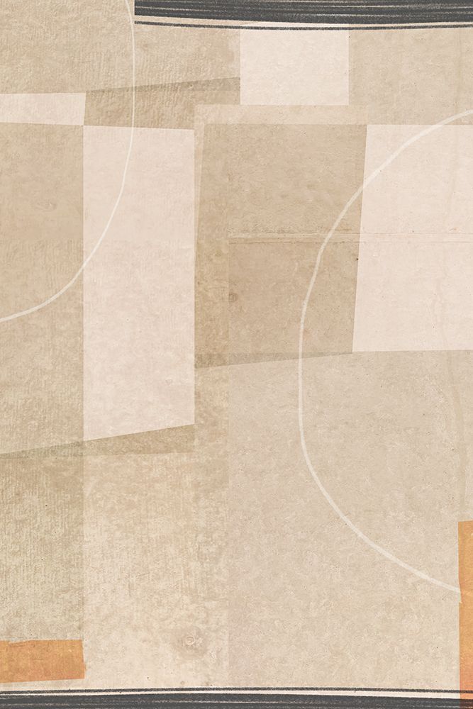 Geometric Harmony in Neutral Tones I art print by Aoibhne Hogan for $57.95 CAD