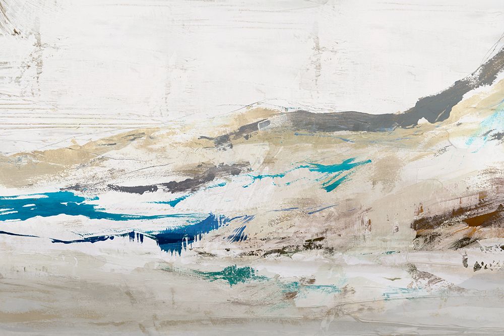 Blue Cliff I art print by Ian C for $57.95 CAD