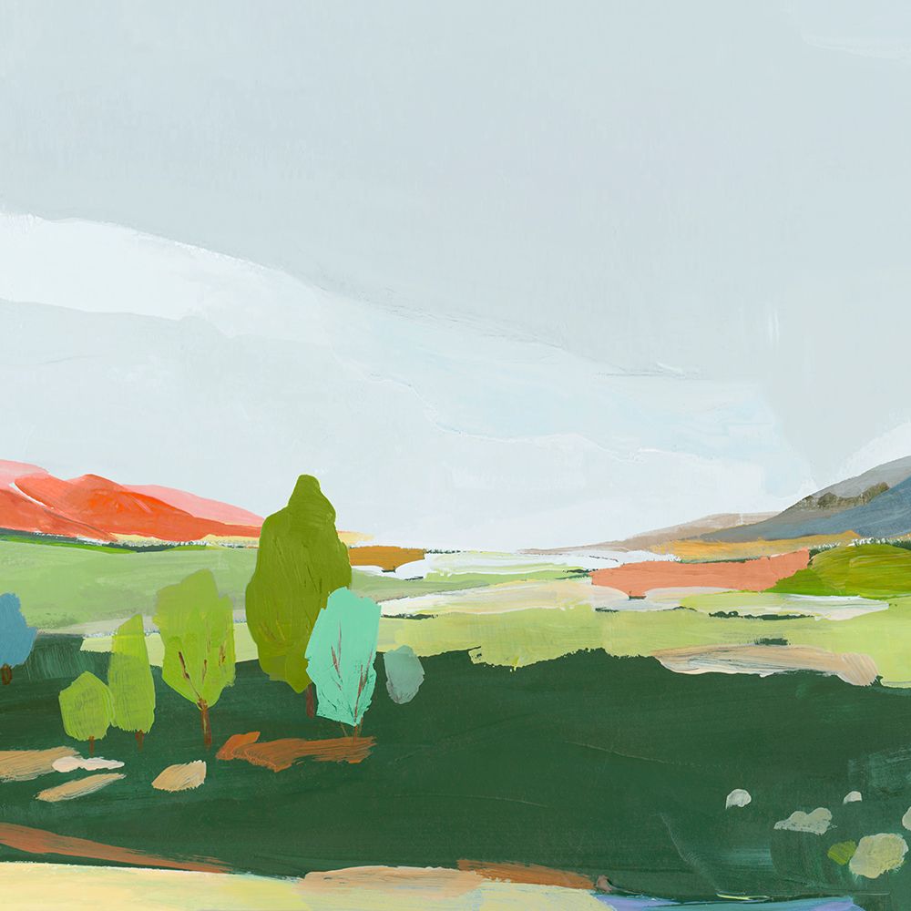 Green Hills II art print by Ian C for $57.95 CAD