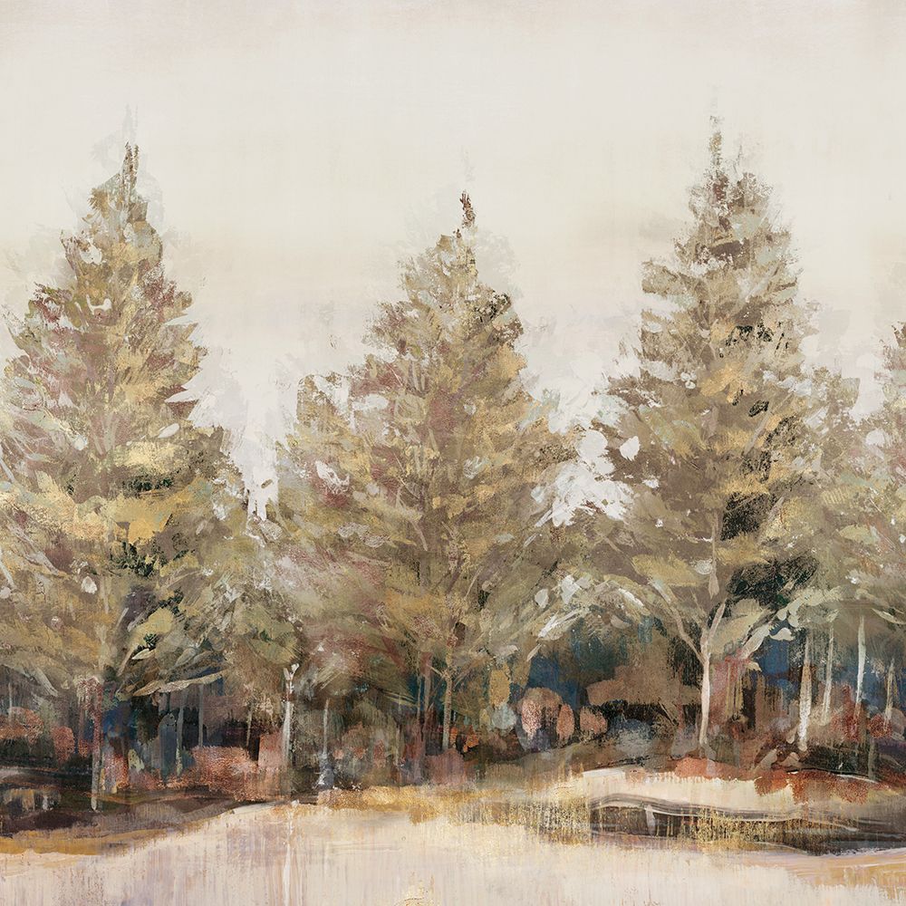 Gold Forest I art print by Ian C for $57.95 CAD