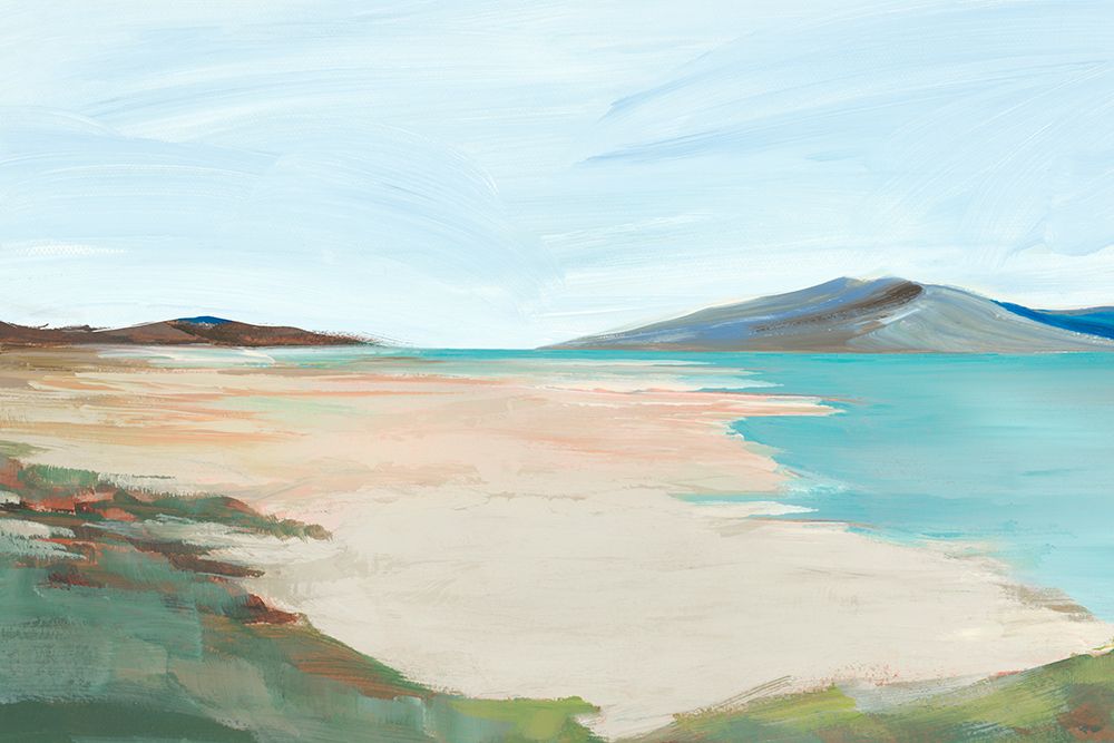 Sunny Beach Shore I art print by Ian C for $57.95 CAD