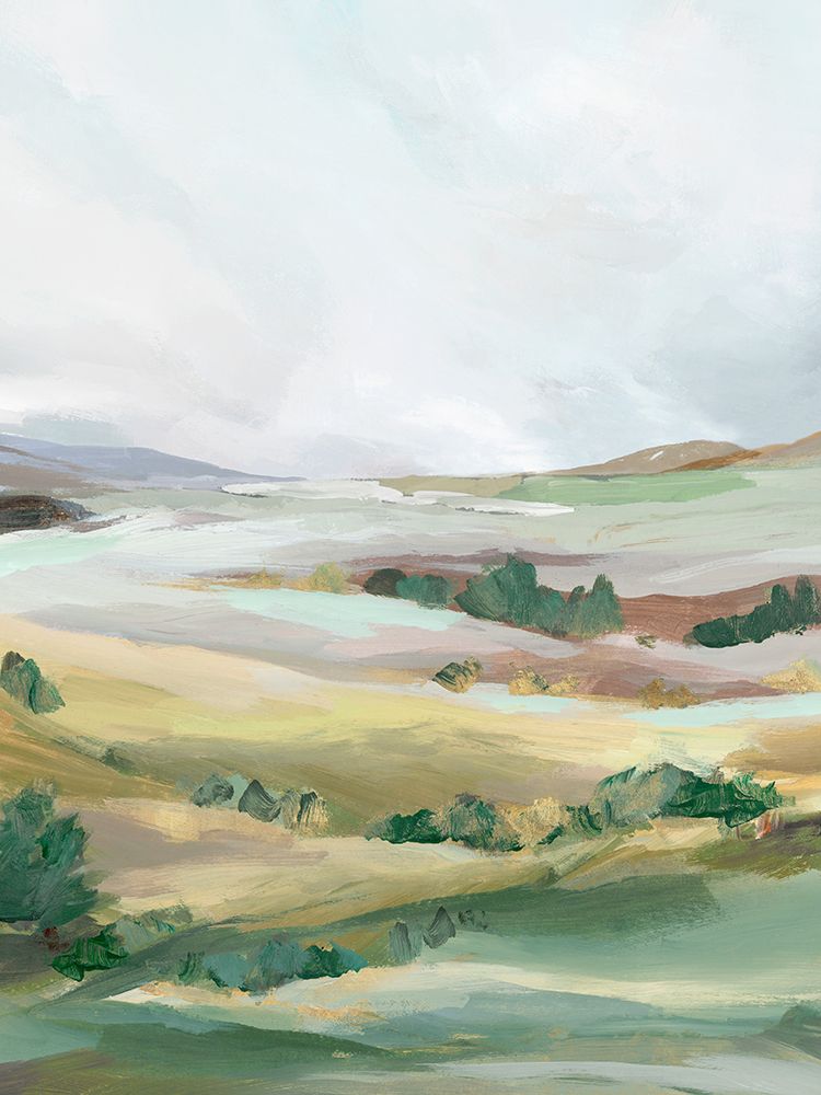 Green Pastures II art print by Ian C for $57.95 CAD