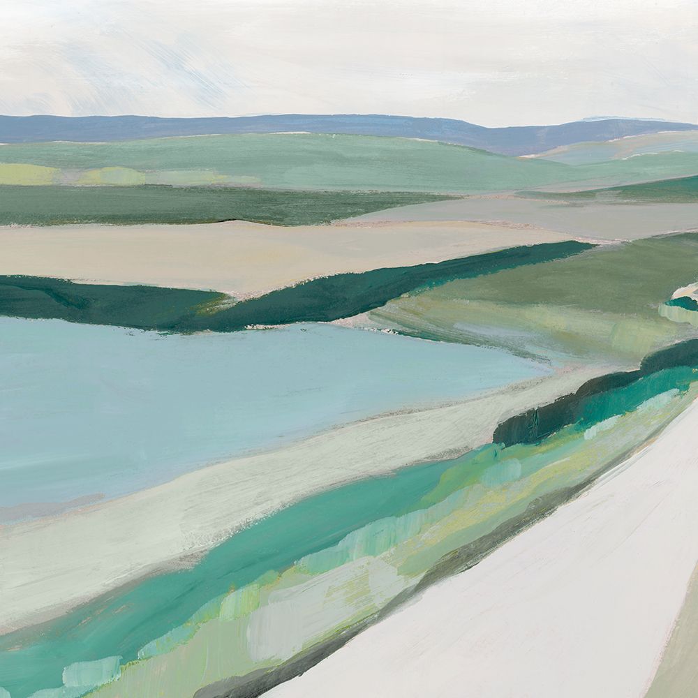 Fields of Green I art print by Ian C for $57.95 CAD