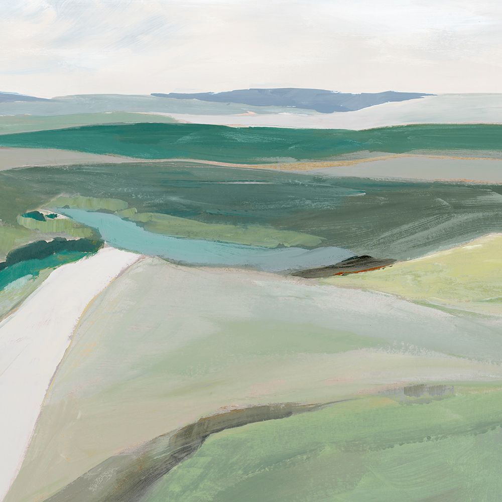 Fields of Green II art print by Ian C for $57.95 CAD