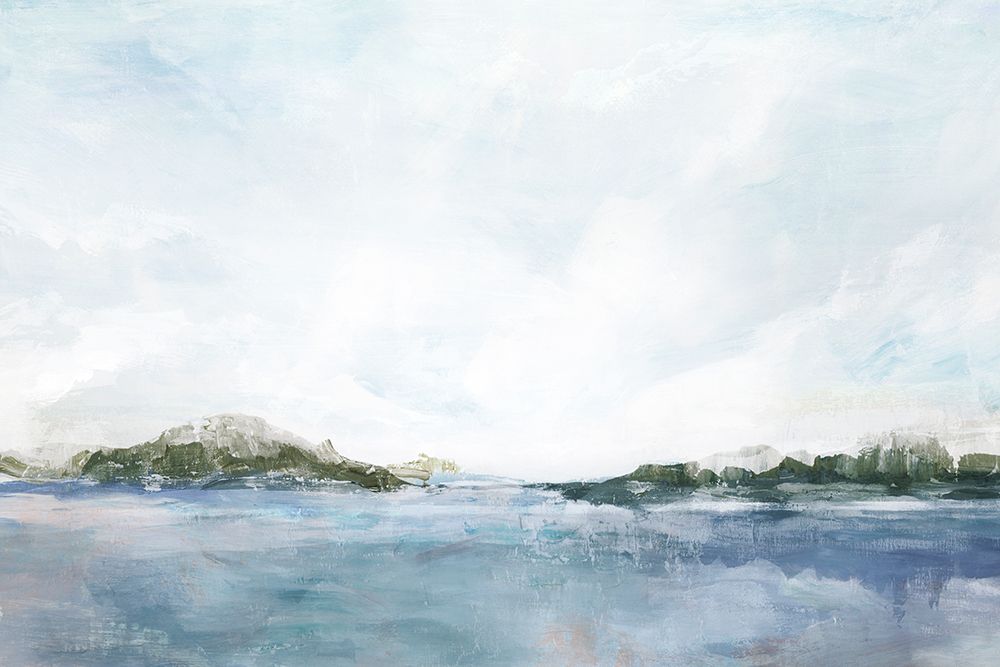 Blue Seascape art print by Ian C for $57.95 CAD