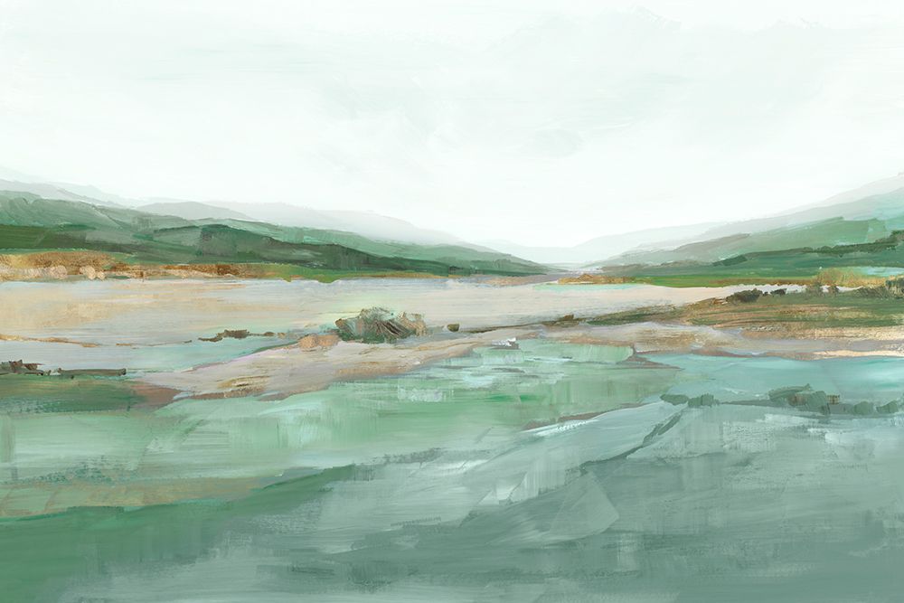 Lakeside Serenity art print by Ian C for $57.95 CAD
