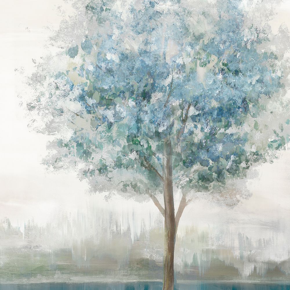 Teal Secret Garden art print by Ian C for $57.95 CAD