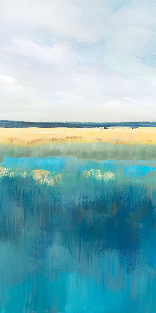 Blue Meadows I art print by Ian C for $57.95 CAD