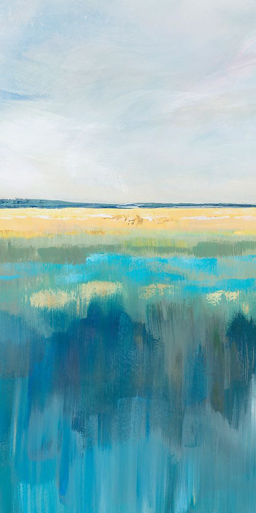 Blue Meadows II art print by Ian C for $57.95 CAD
