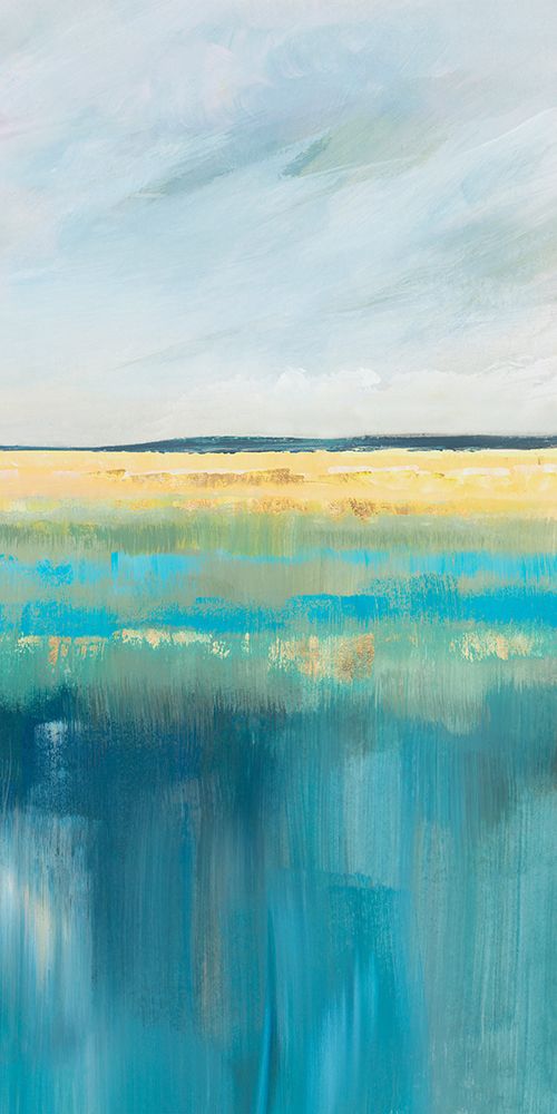 Blue Meadows III art print by Ian C for $57.95 CAD