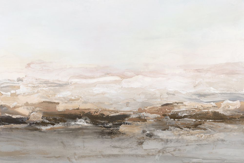 Misty Horizon Over Earth Tones art print by Ian C for $57.95 CAD
