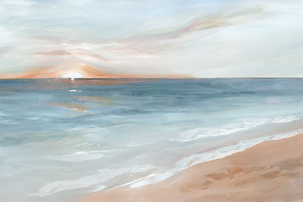 Serene Sunrise over Calm Waters art print by Ian C for $57.95 CAD