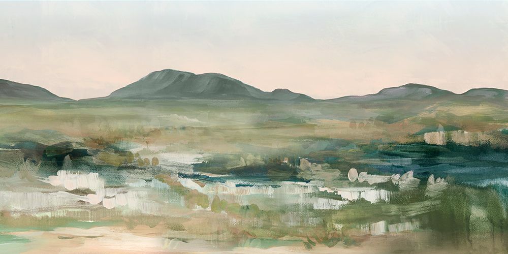 Tranquil Hills Under Soft Sky art print by Ian C for $57.95 CAD