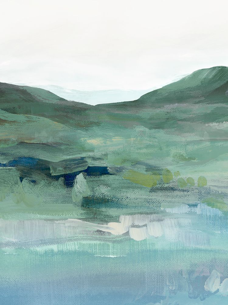 Mist Over Tranquil Hills II art print by Ian C for $57.95 CAD