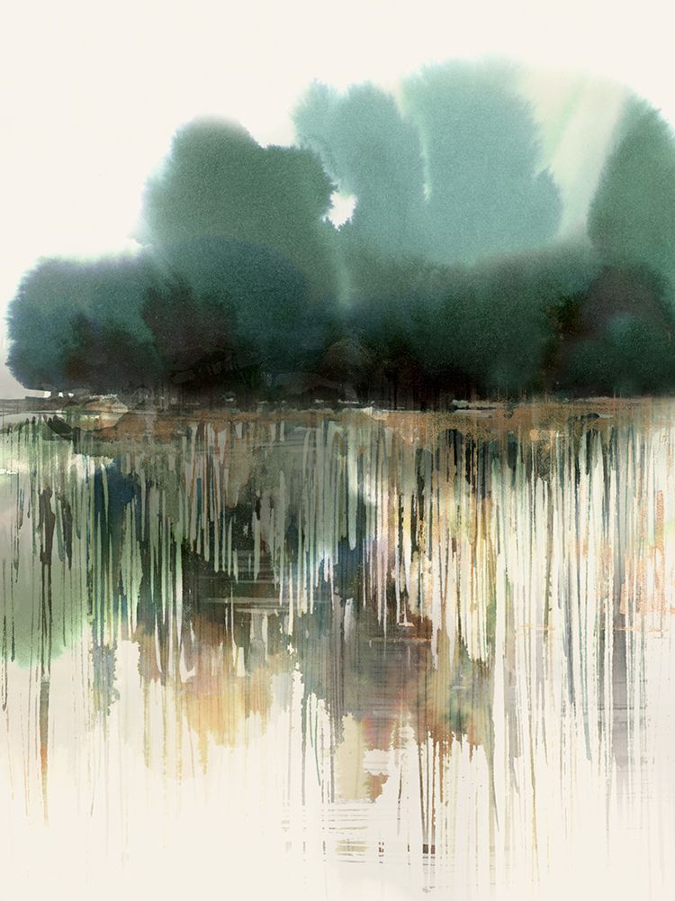 Reflections of a Misty Forest I art print by Ian C for $57.95 CAD