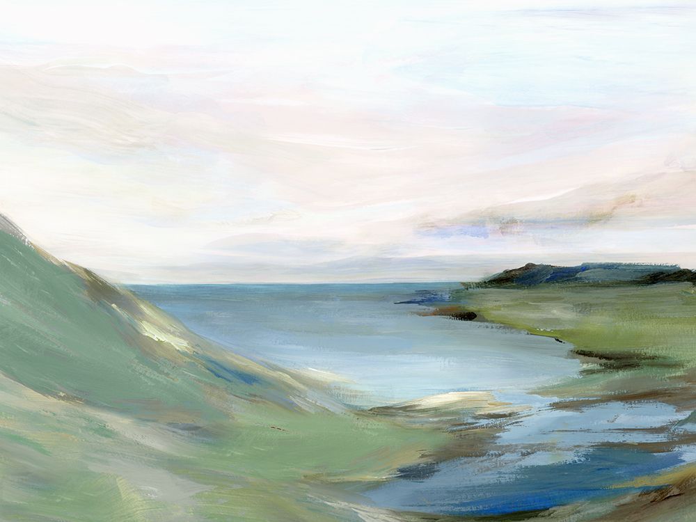 Tranquil Landscape Under Pale Sky art print by Ian C for $57.95 CAD