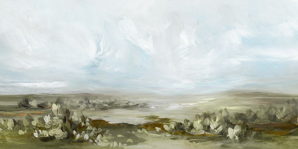 Expansive Sky Over Quiet Fields art print by Ian C for $57.95 CAD