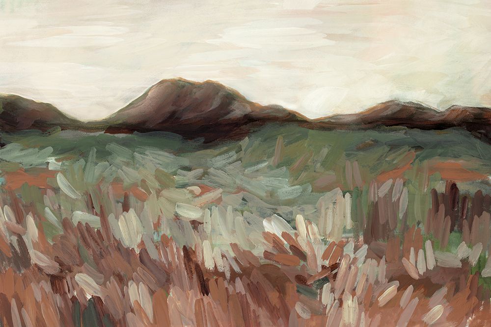 Brushstrokes of Earth and Sky art print by Ian C for $57.95 CAD