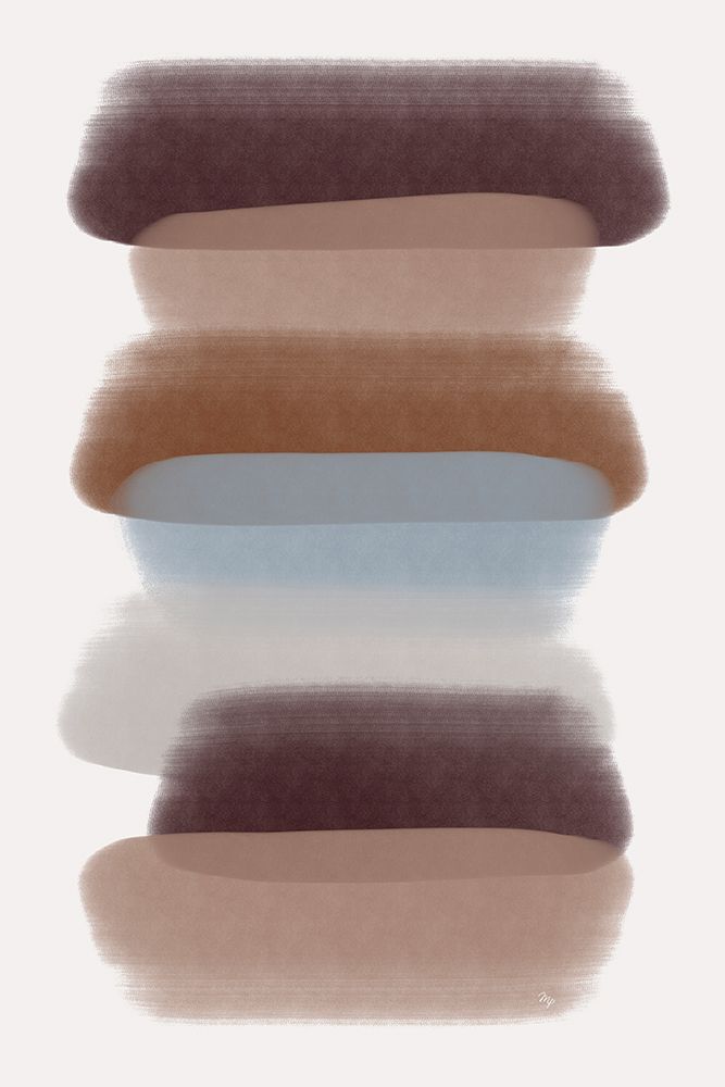 Mocha Layers II art print by Martina Pavlova for $57.95 CAD