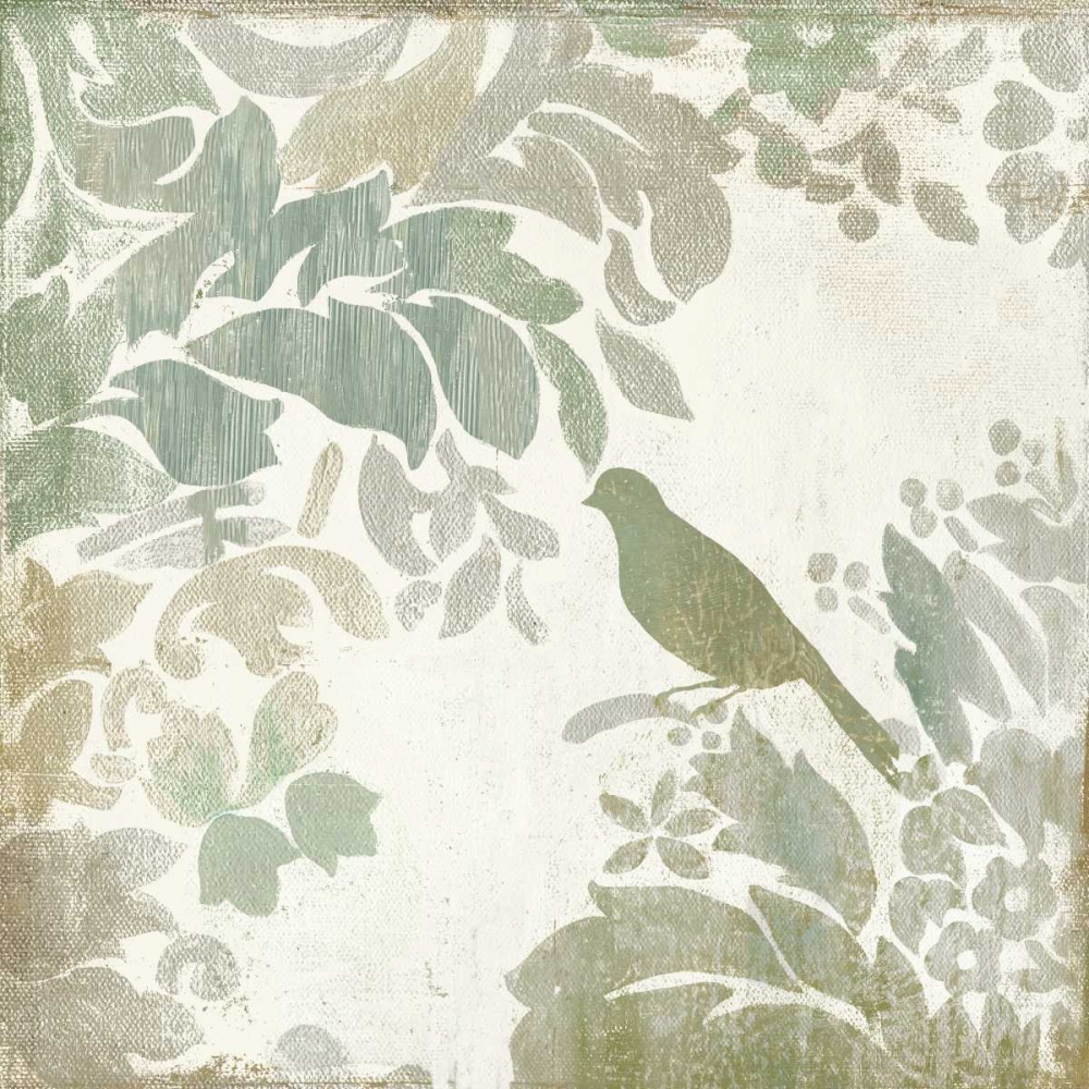 Damask Bird II art print by Asia Jensen for $57.95 CAD