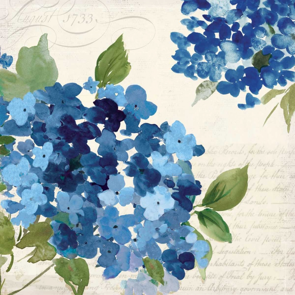 Hampton Hydrangea I art print by Asia Jensen for $57.95 CAD