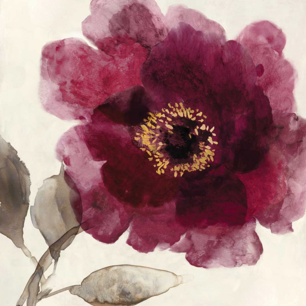 Crimson Peony I art print by Asia Jensen for $57.95 CAD