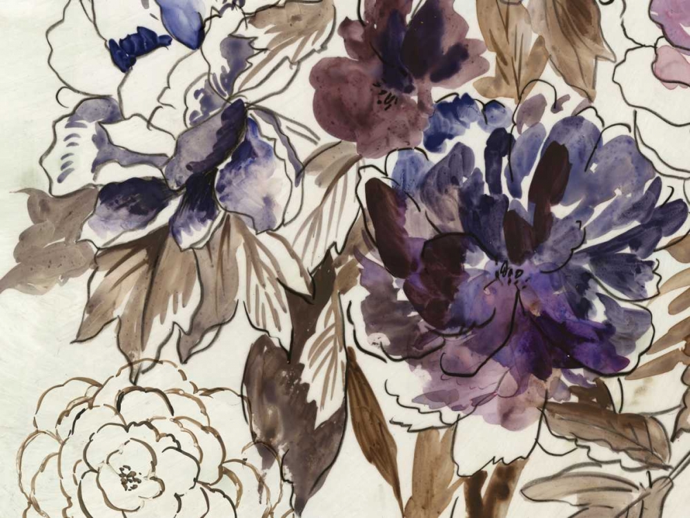 Japanese Garden III Plum Version art print by Asia Jensen for $57.95 CAD