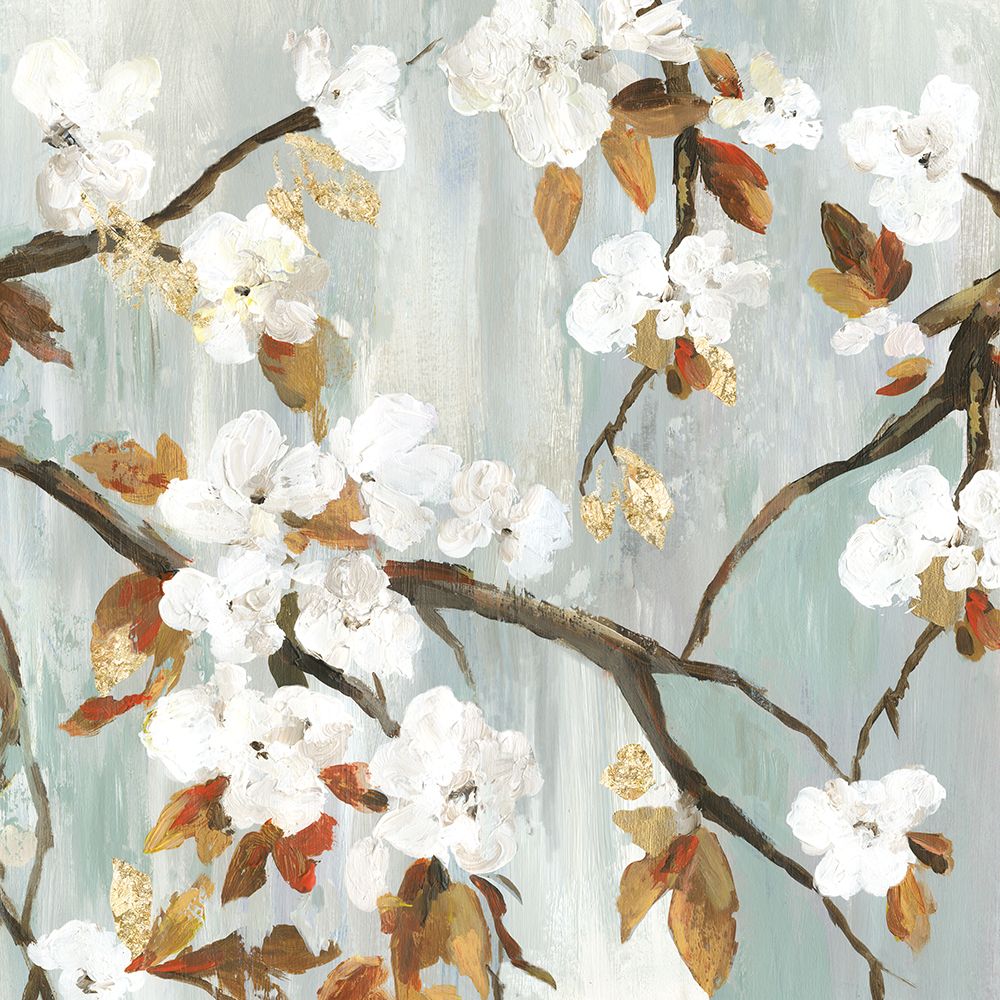 Golden Blooms II art print by Asia Jensen for $57.95 CAD