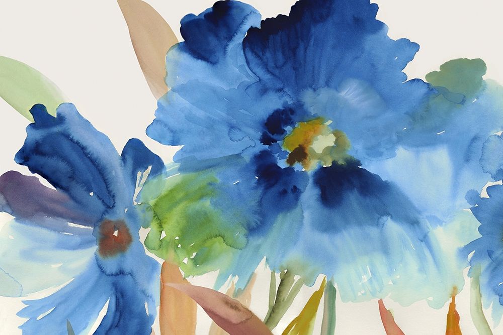 Indigo Bloom art print by Asia Jensen for $57.95 CAD