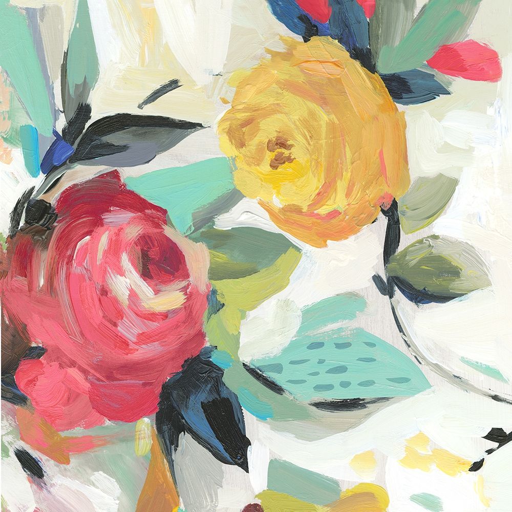 A Red Flower II art print by Asia Jensen for $57.95 CAD