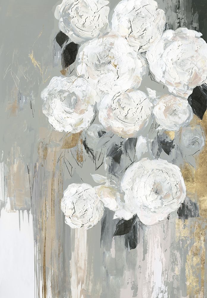 Cascading Gray art print by Asia Jensen for $57.95 CAD