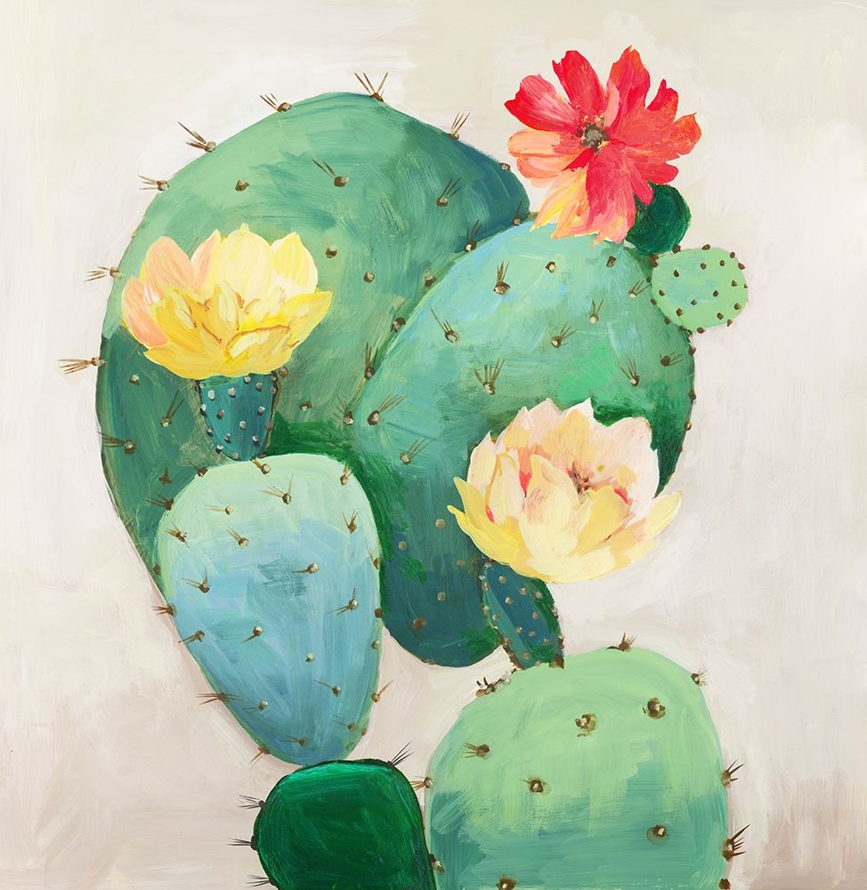 Colorful Catus art print by Asia Jensen for $57.95 CAD