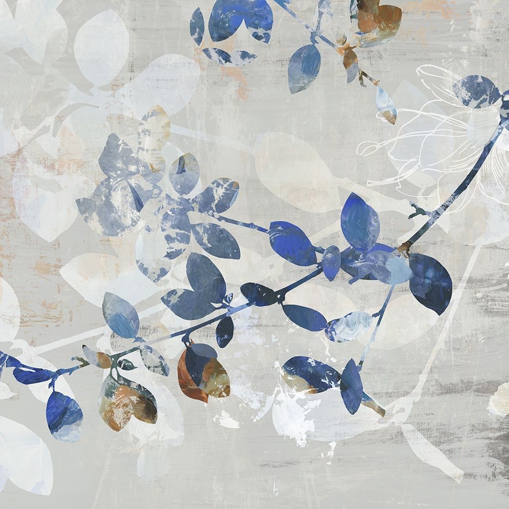 Golden Blue I art print by Asia Jensen for $57.95 CAD