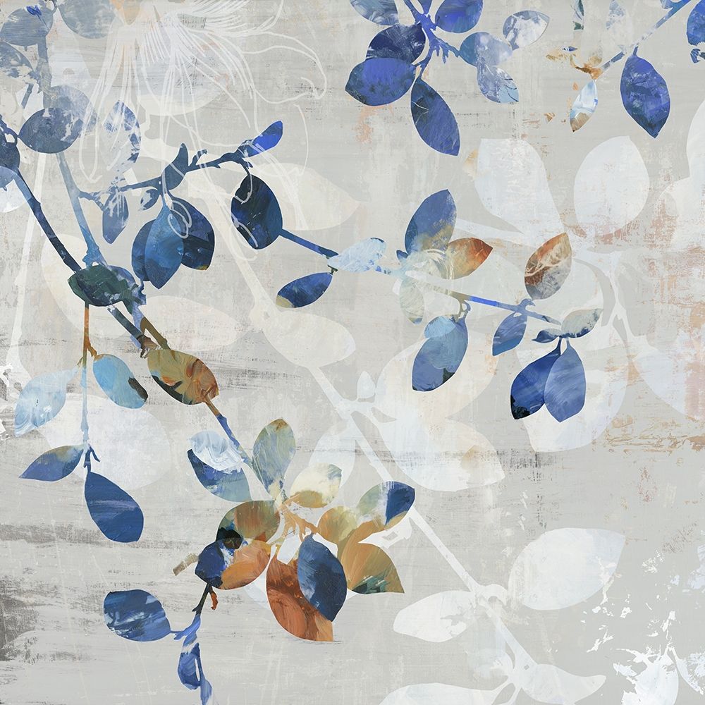 Golden Blue II art print by Asia Jensen for $57.95 CAD