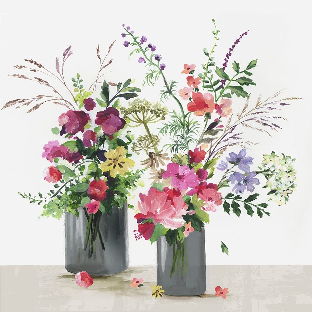 Glass Florals art print by Asia Jensen for $57.95 CAD
