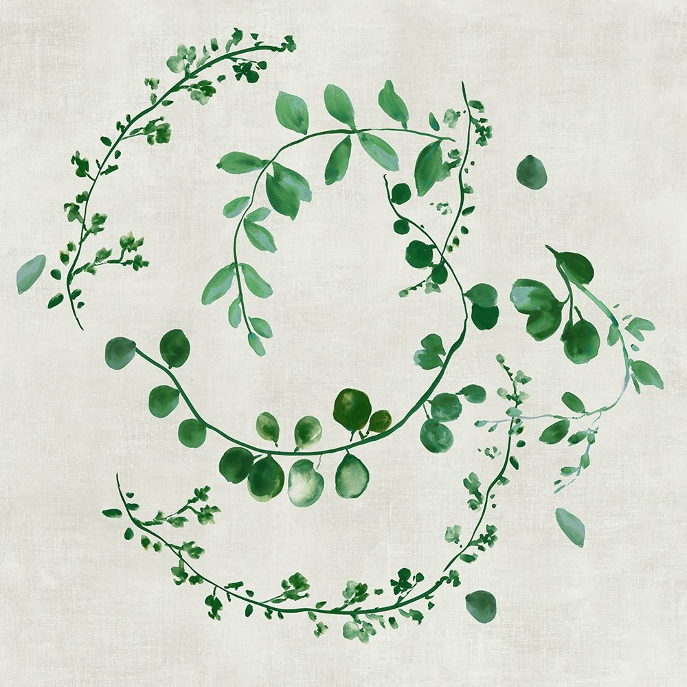 Green Vines II art print by Asia Jensen for $57.95 CAD