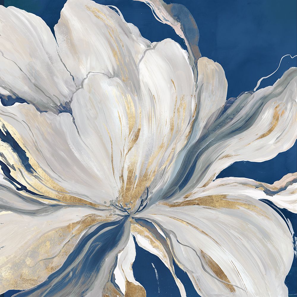 Butterfly Flower II Blue Version art print by Asia Jensen for $57.95 CAD