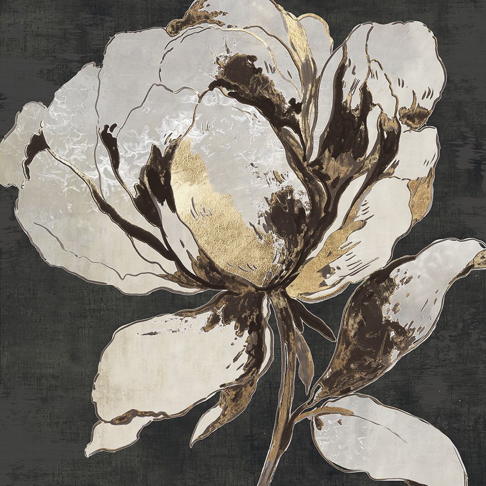 Golden Flower II Gold Version art print by Asia Jensen for $57.95 CAD