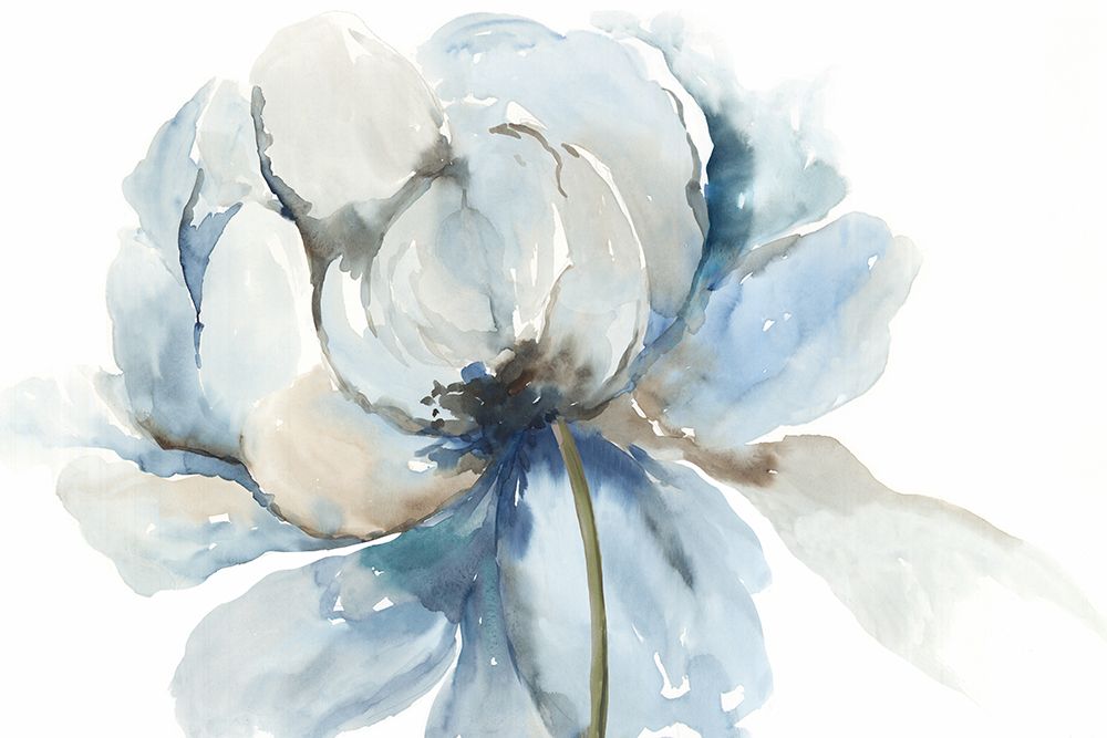 Blue Blub Flower art print by Asia Jensen for $57.95 CAD