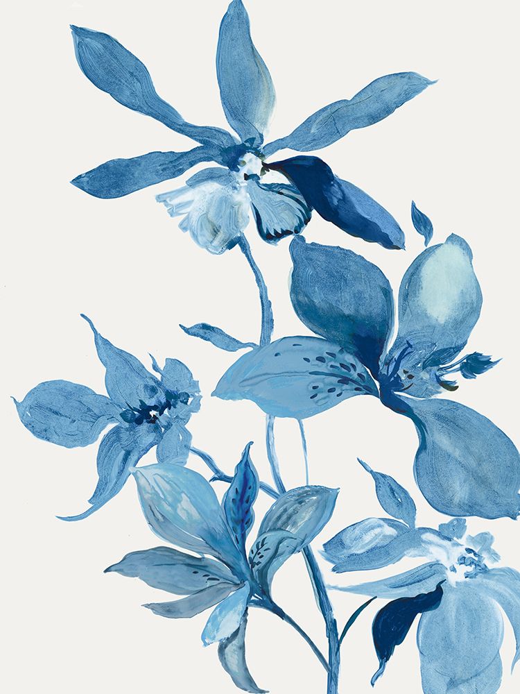 Blue Orchid I art print by Asia Jensen for $57.95 CAD